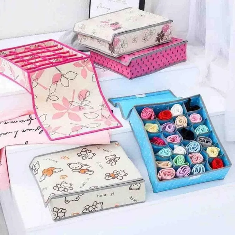 16 Pocket Socks Organizer Box