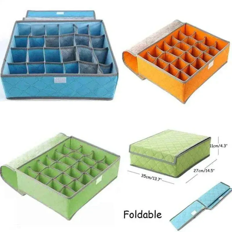 16 Pocket Socks Organizer Box