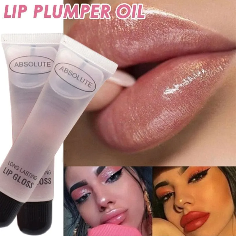 2pcs Lips Gloss Base Moisturizer Plumper Lip Gloss Long Lasting