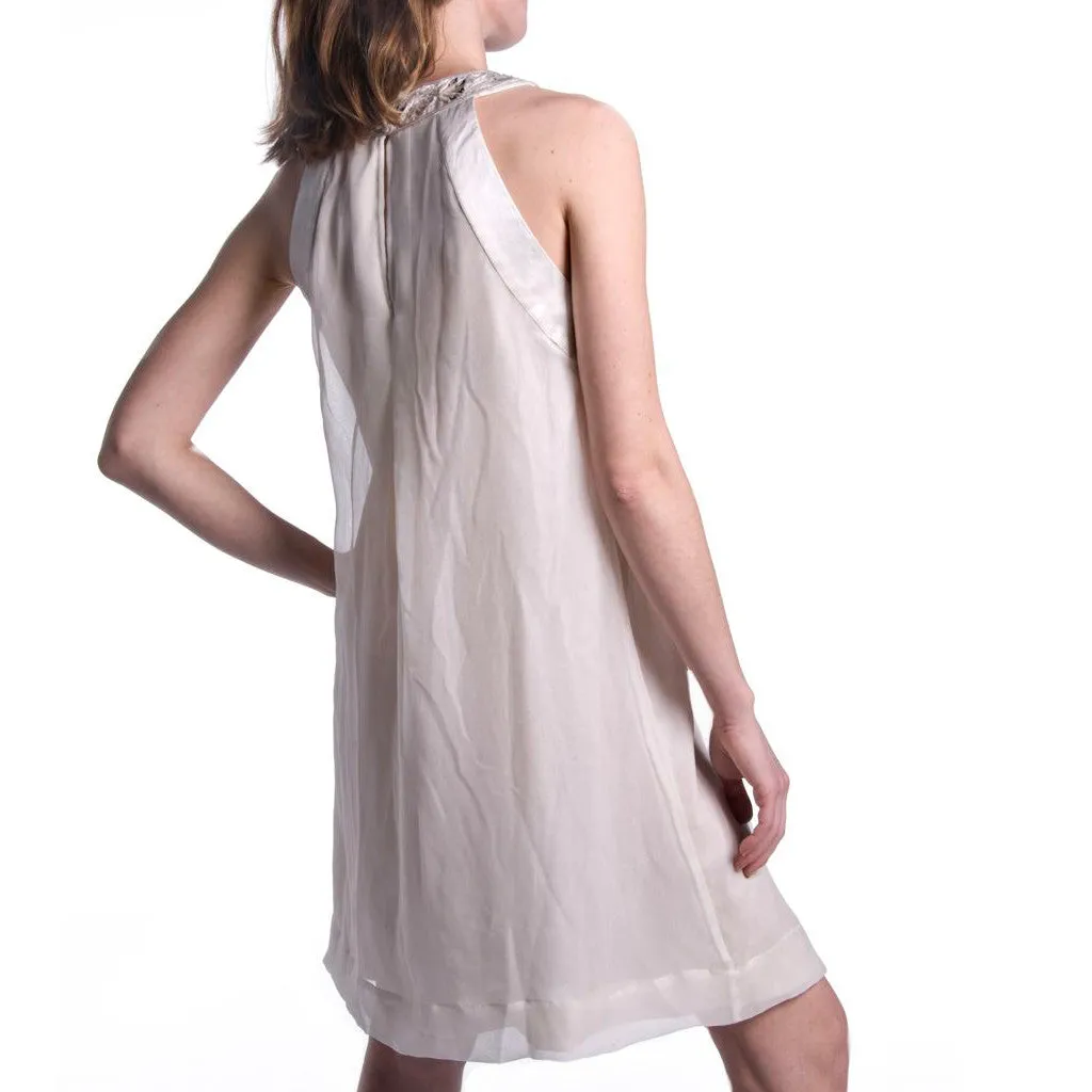Aah Taj! Black and White Embroidered Dress