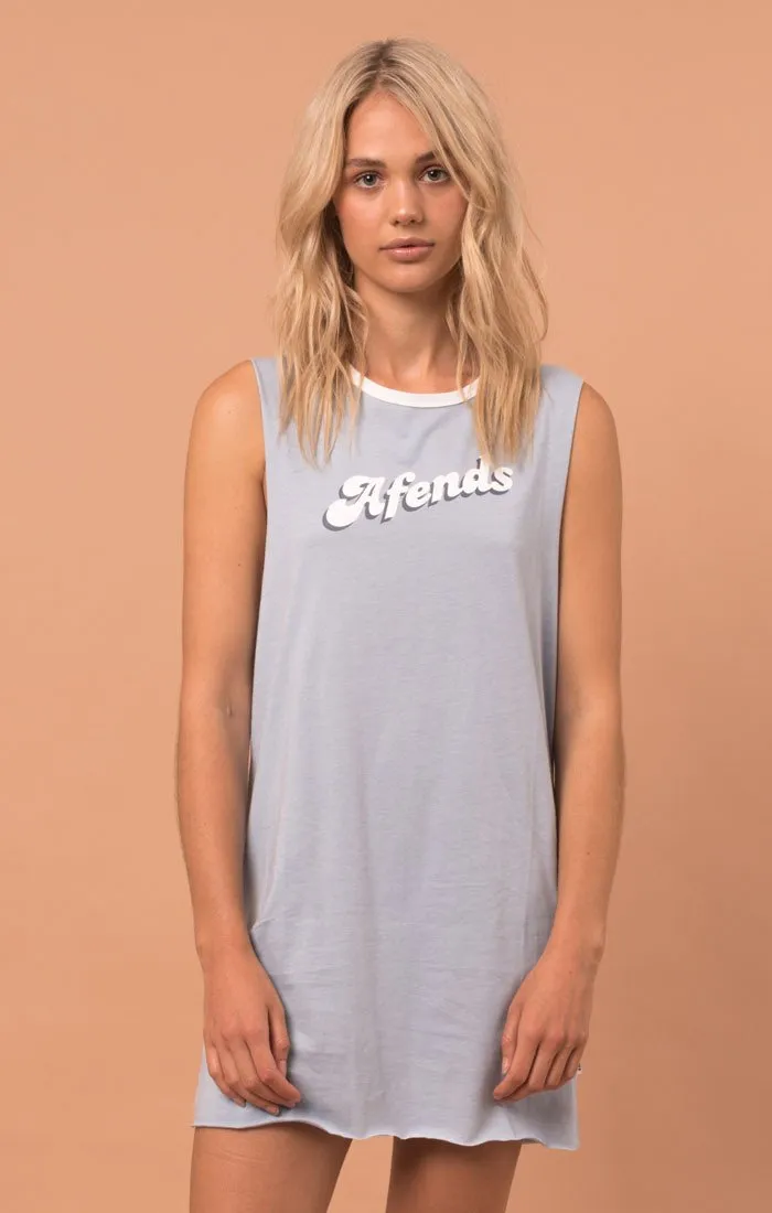 Afends Womens Theatre - Loose Bandcut Dress