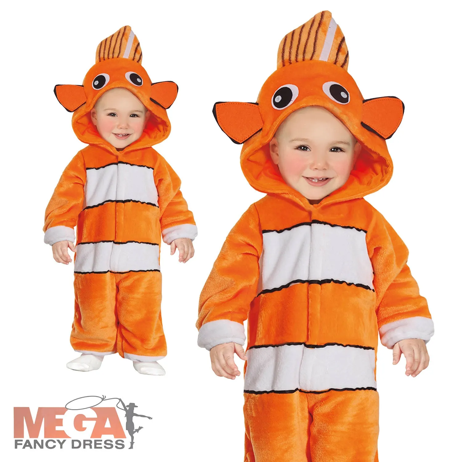 Baby Nemo Goldfish Jumpsuit Toddler Costume