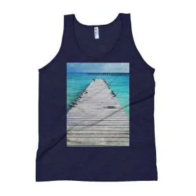 Beach Pier Unisex Tank Top