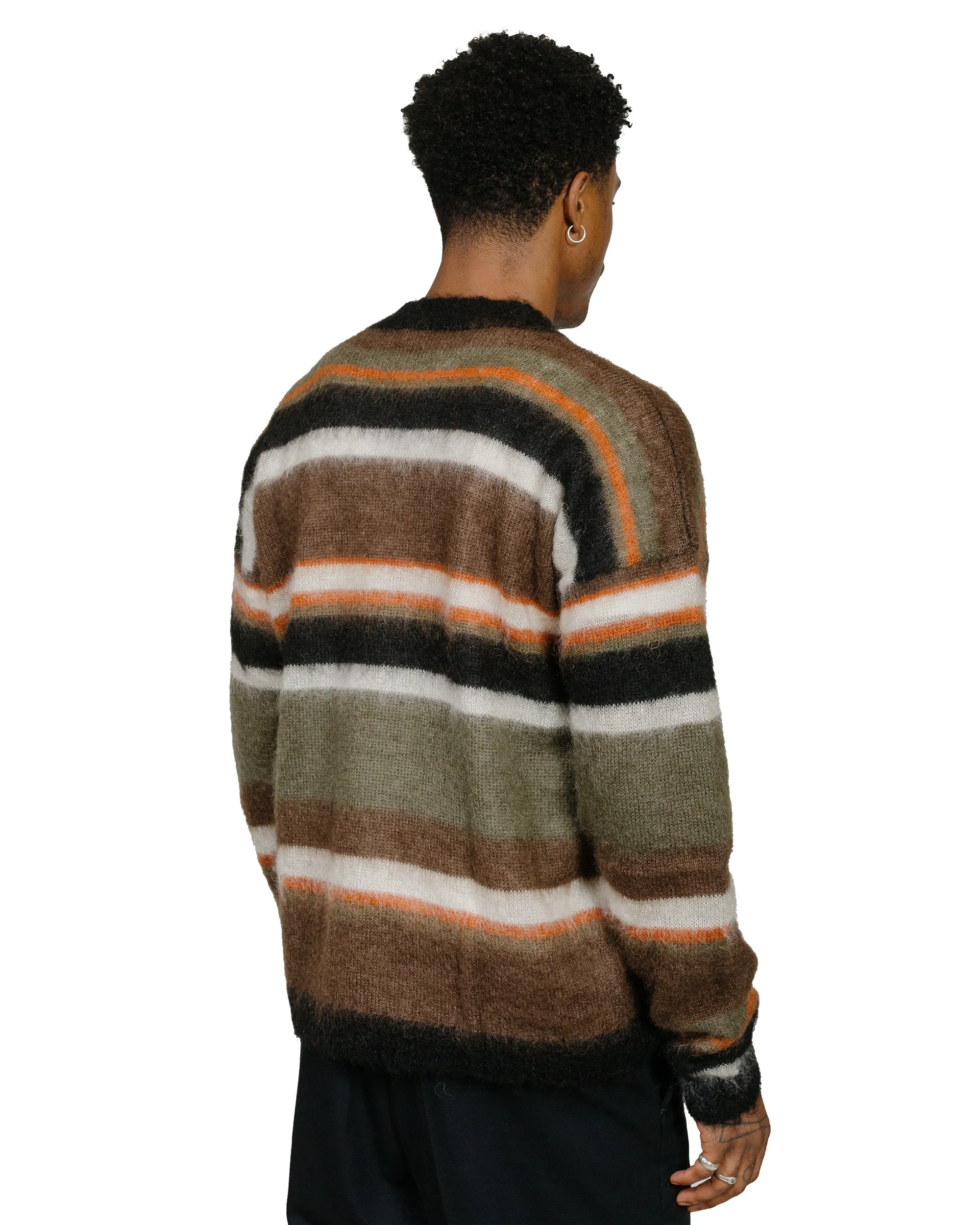 CASEY CASEY Stripe Mohsil Jumper Mosil Khaki