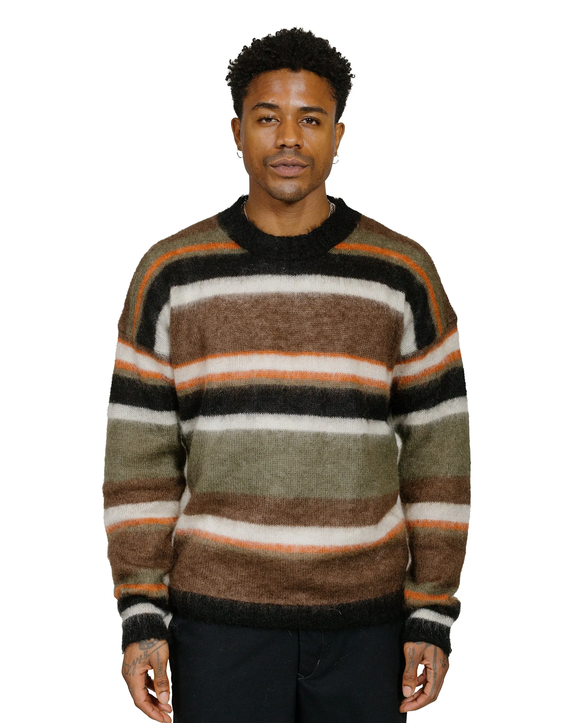 CASEY CASEY Stripe Mohsil Jumper Mosil Khaki