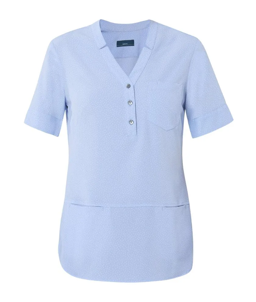 CAT9XP Silvi Spot Print Short Sleeve Tunic