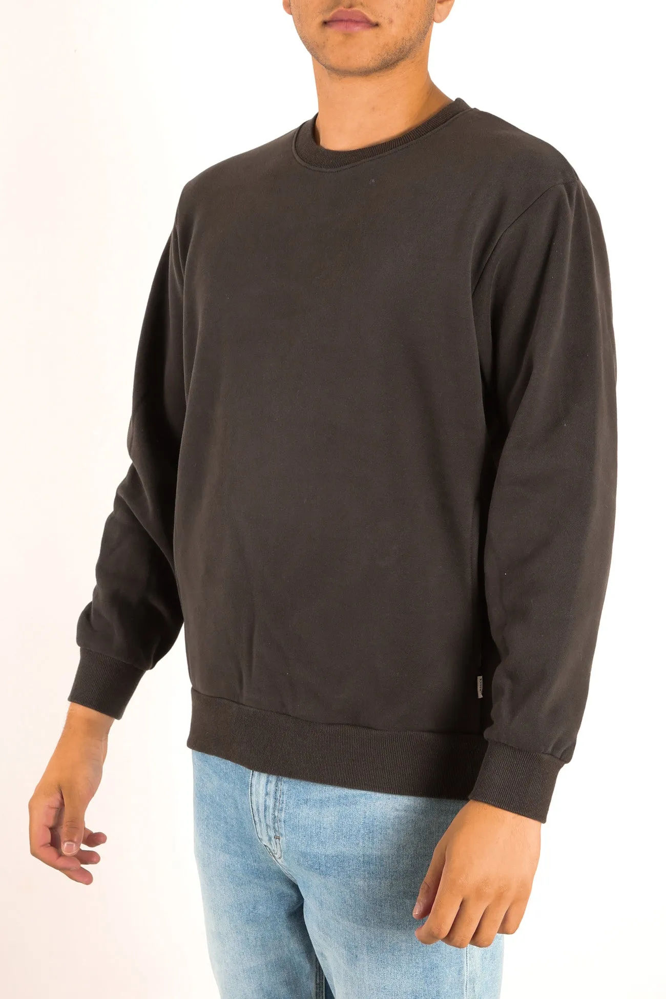 Classic Fleece Crew Vintage Black