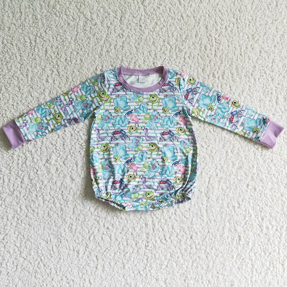 Cute Fall Kids Clothes Girls Romper Boys Jumpsuit LR0102