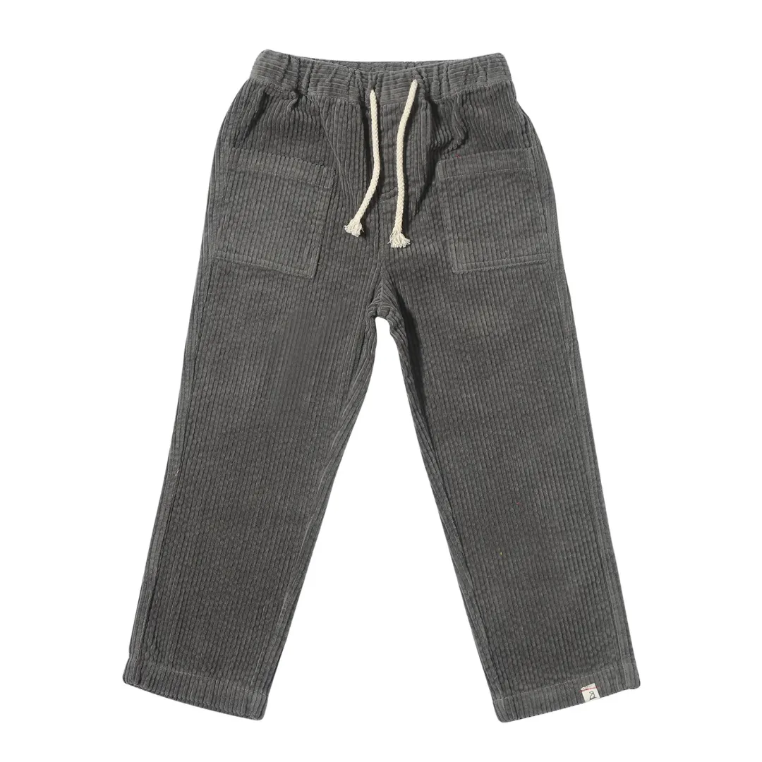 Frigat Chunky Cord Pants - Grey by Me & Henry - FINAL SALE
