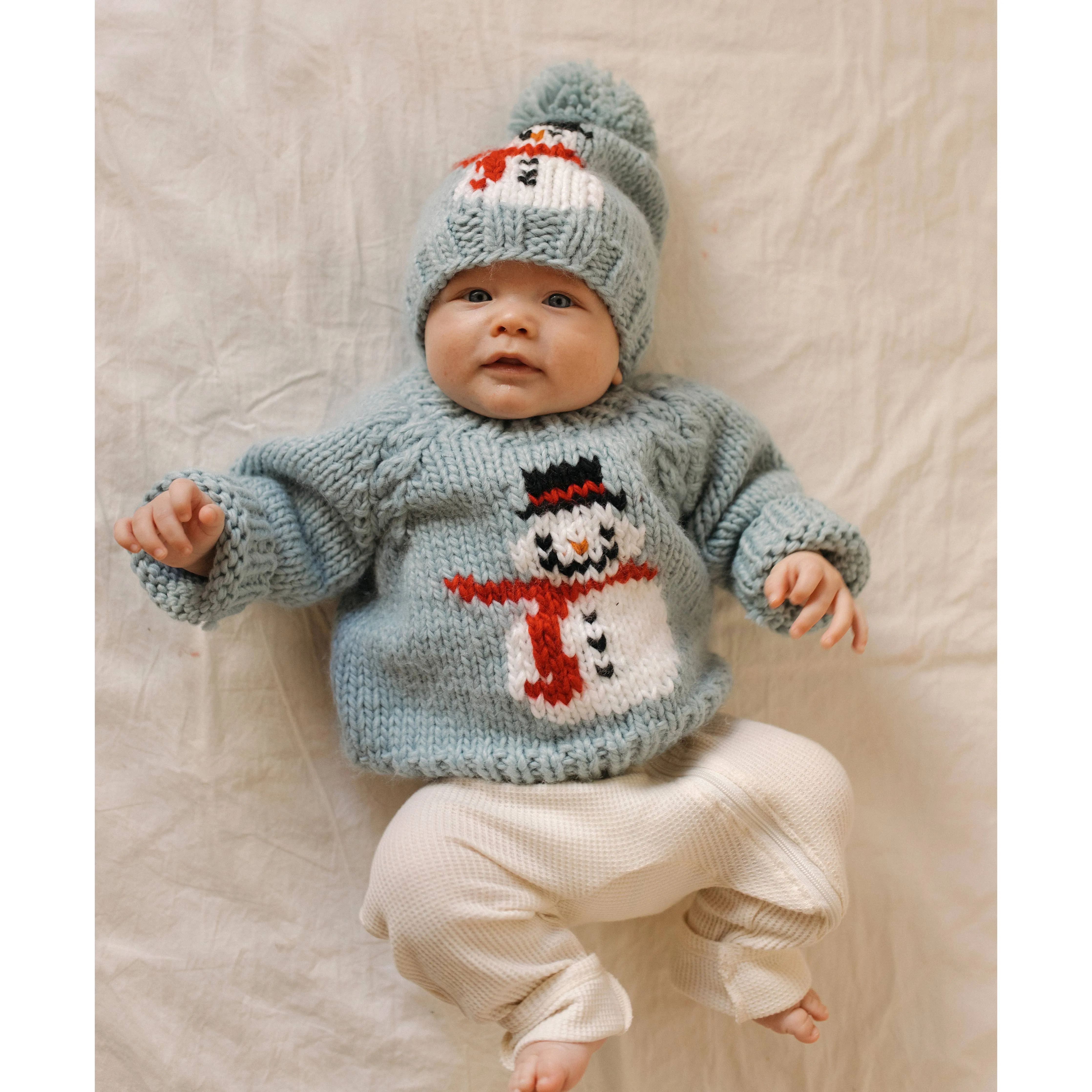 Frosty Snowman Crew Neck Sweater Baby & Toddler