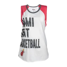 GIII Miami HEAT Ladies Bleacher Tank
