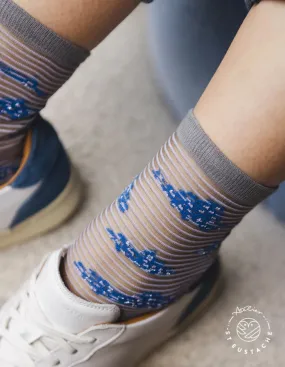Grey Mist Socks by Atelier St Eustache
