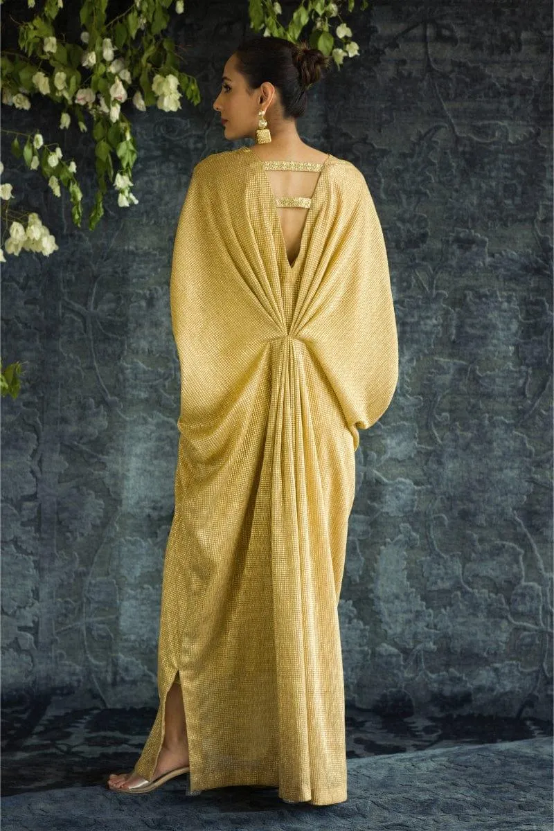 Insia Sohail - Golden Kaftan
