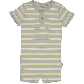 Jumpsuit Alfred SS - morning mist stripe