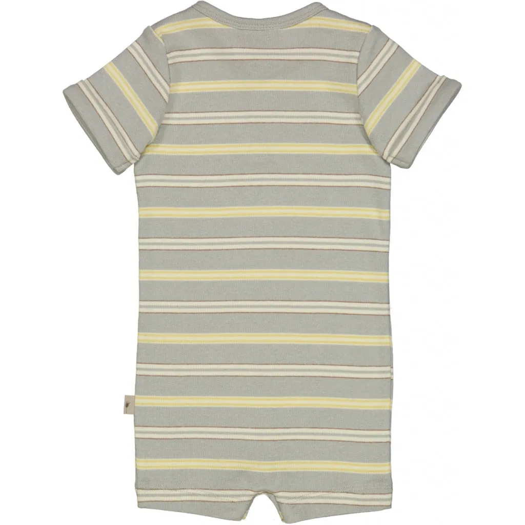 Jumpsuit Alfred SS - morning mist stripe