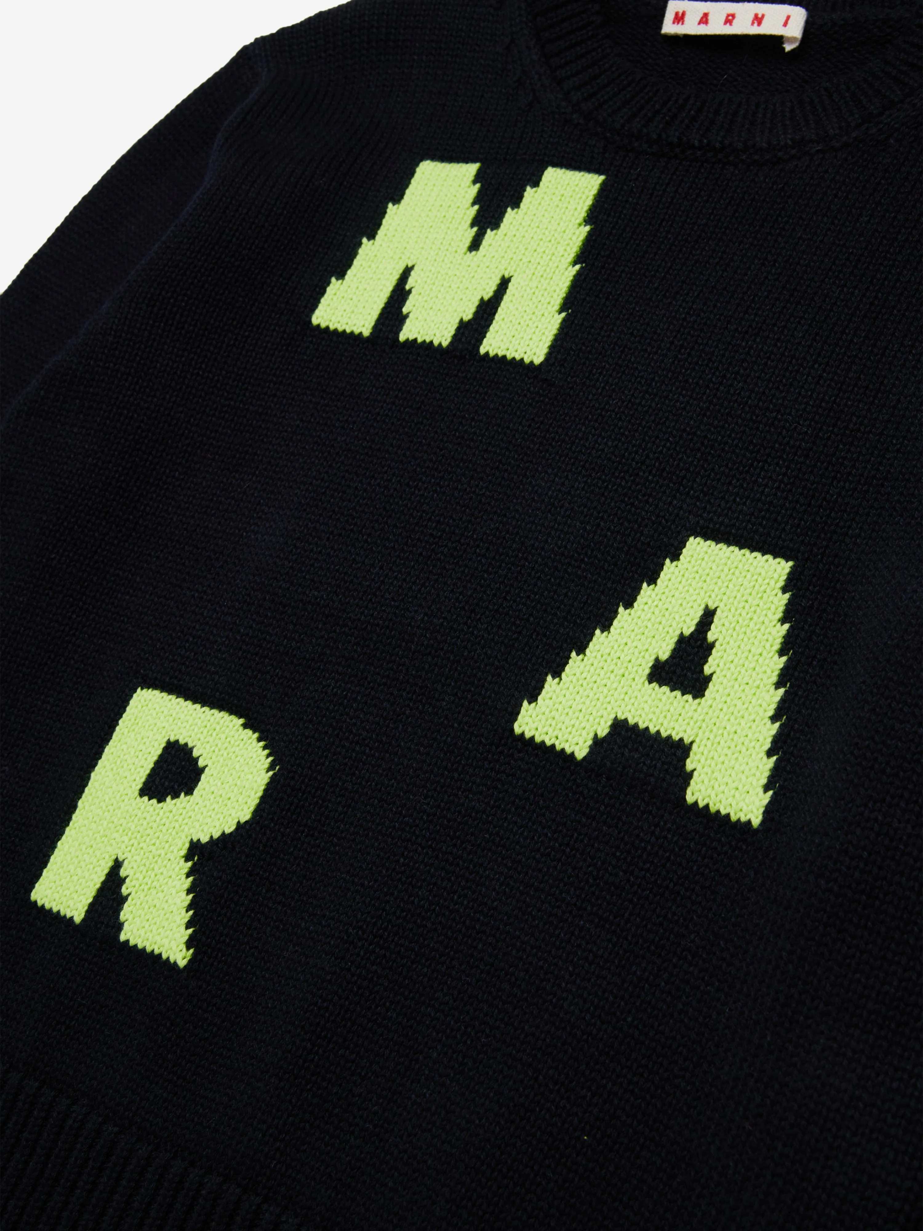 MARNI Kids Logo Jumper in Black