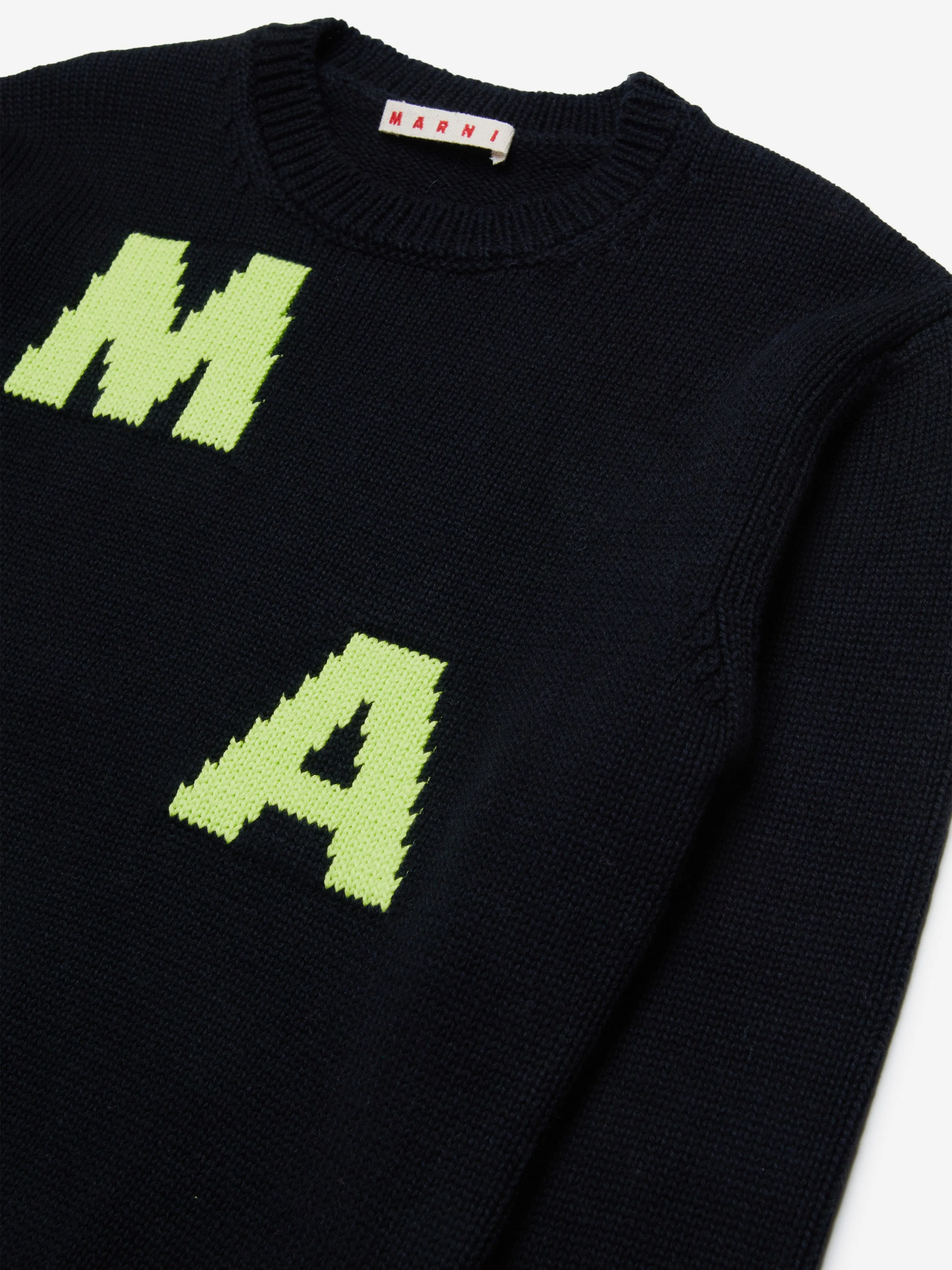 MARNI Kids Logo Jumper in Black