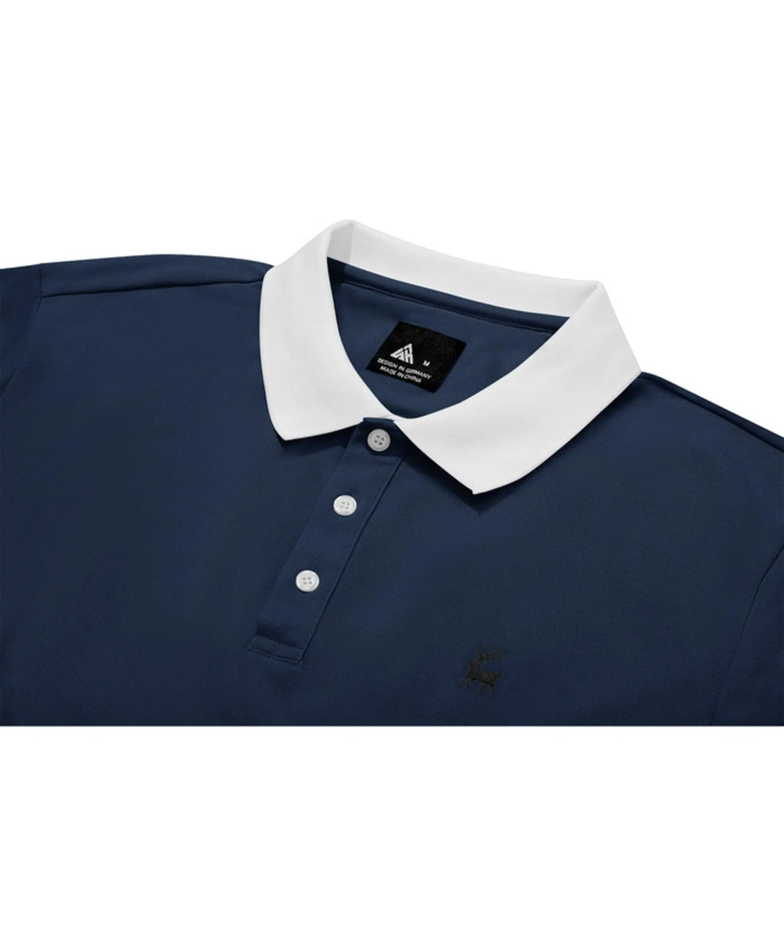 Men's Button Up Slim Fit Polo Shirt-ZPK007904