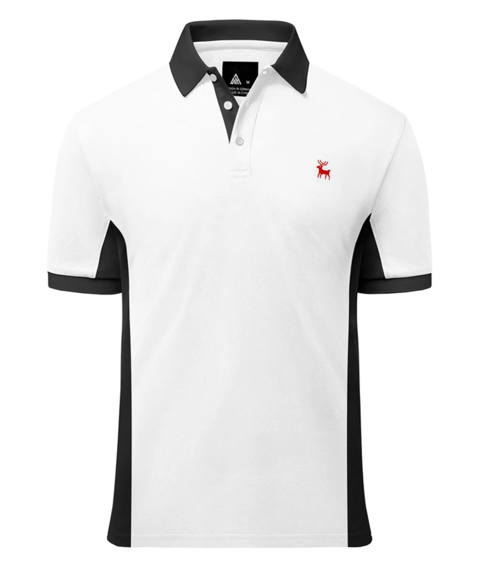 Men's Button Up Slim Fit Polo Shirt-ZPK007904