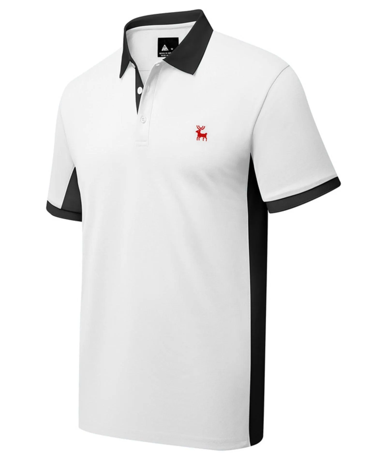 Men's Button Up Slim Fit Polo Shirt-ZPK007904