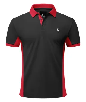 Men's Button Up Slim Fit Polo Shirt-ZPK007904