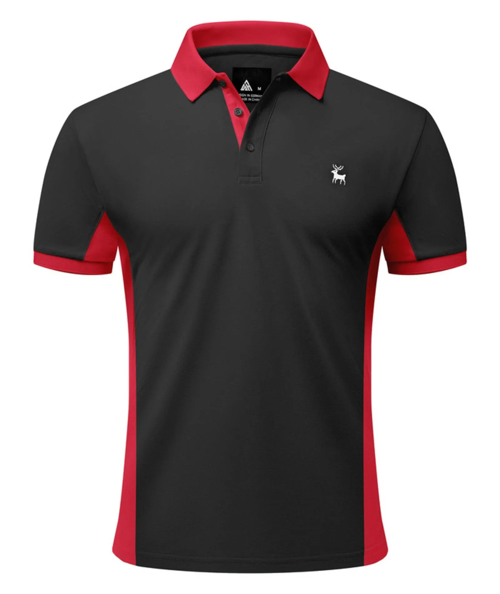 Men's Button Up Slim Fit Polo Shirt-ZPK007904