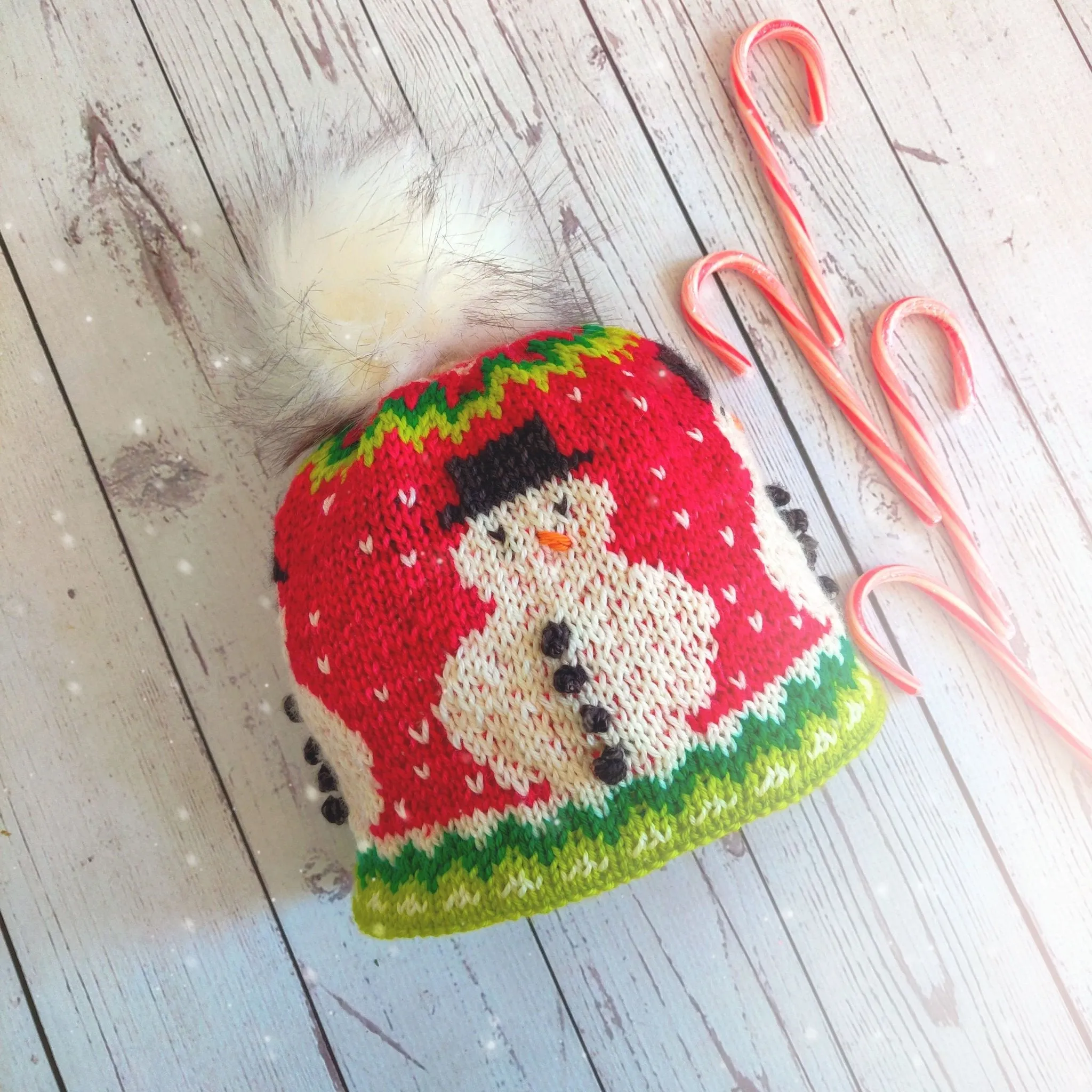 Mr. Frosty Snowman Hat Pattern