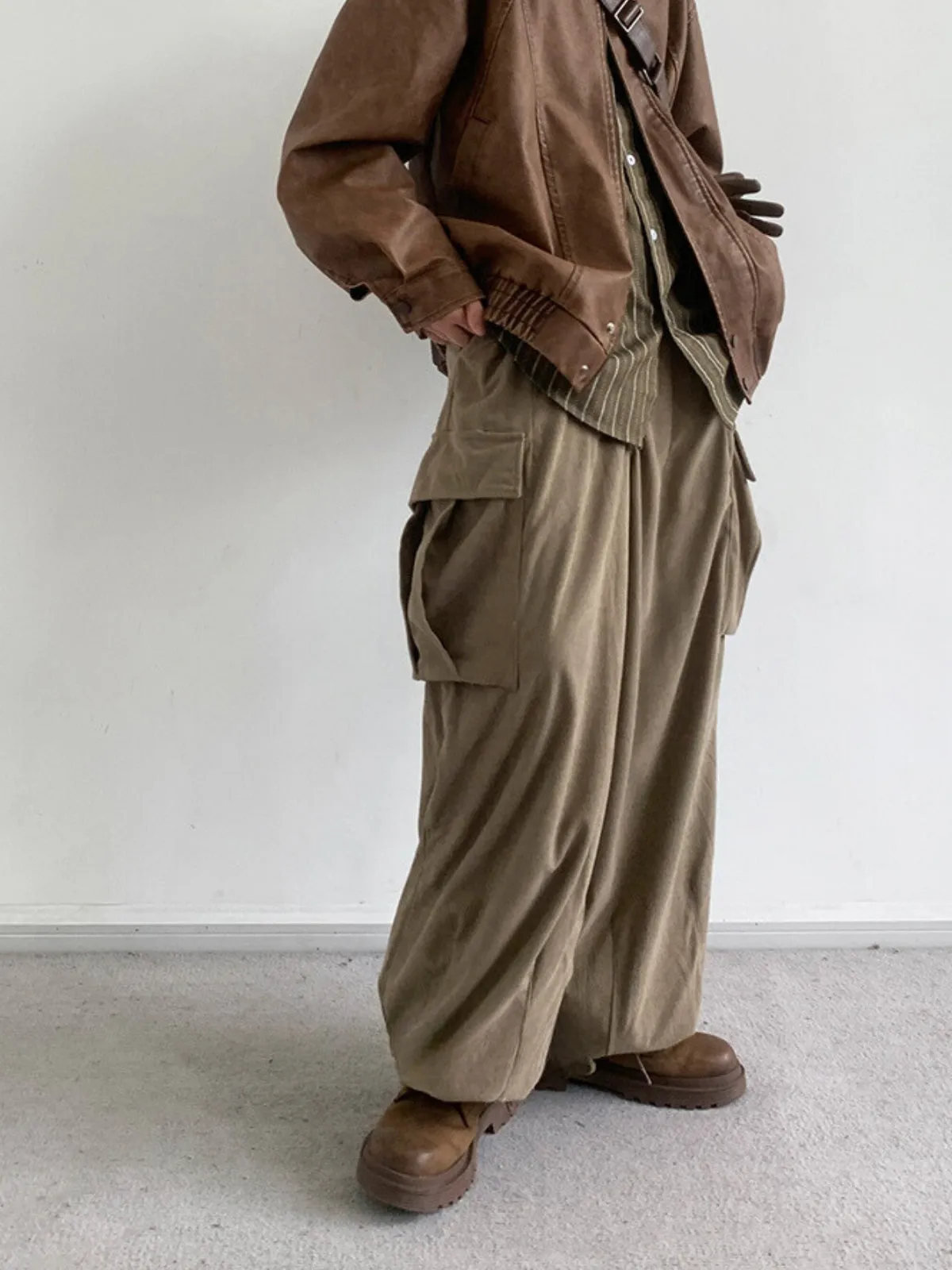 MV Retro Corduroy Wide-Leg Trousers