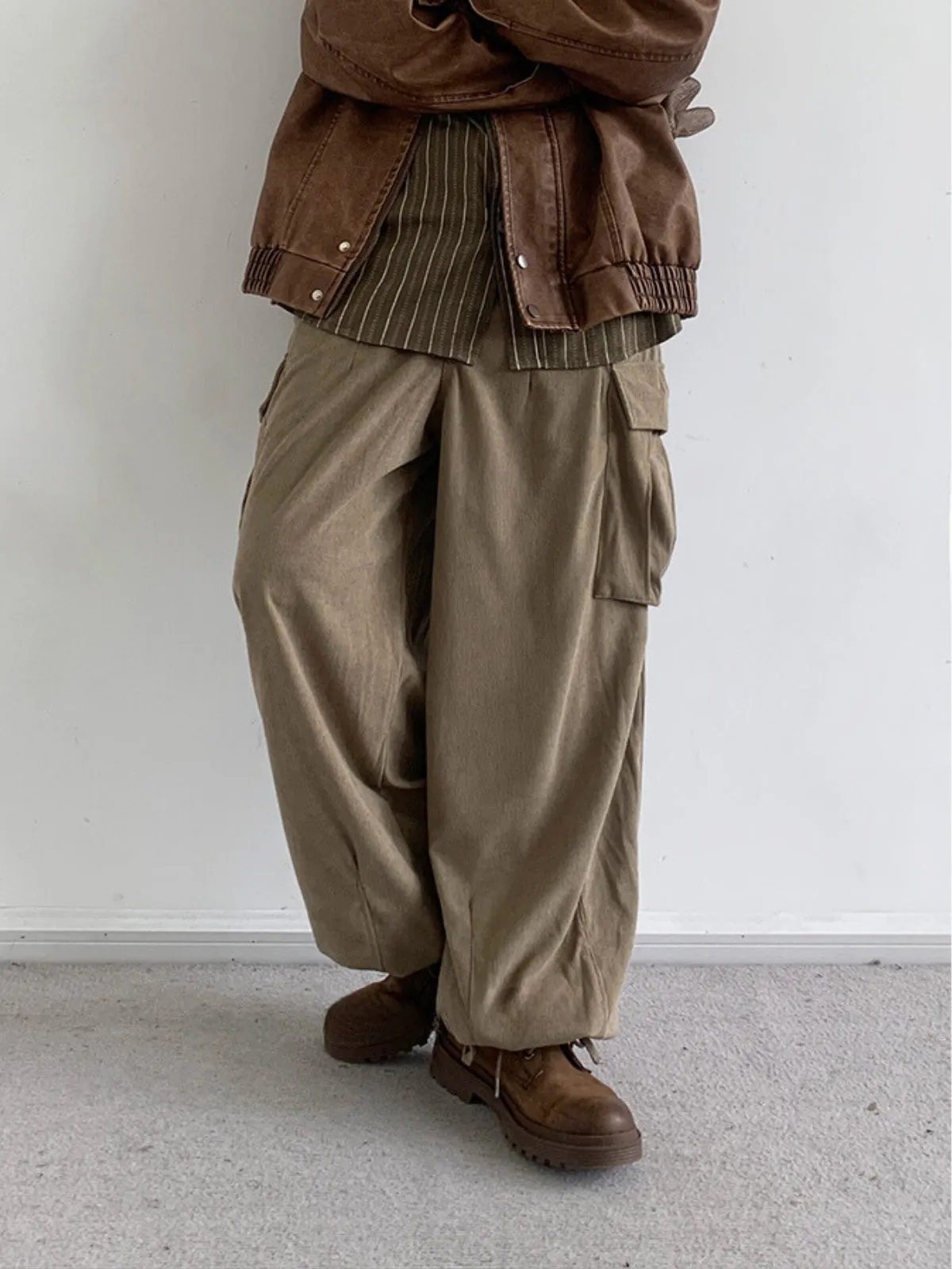MV Retro Corduroy Wide-Leg Trousers