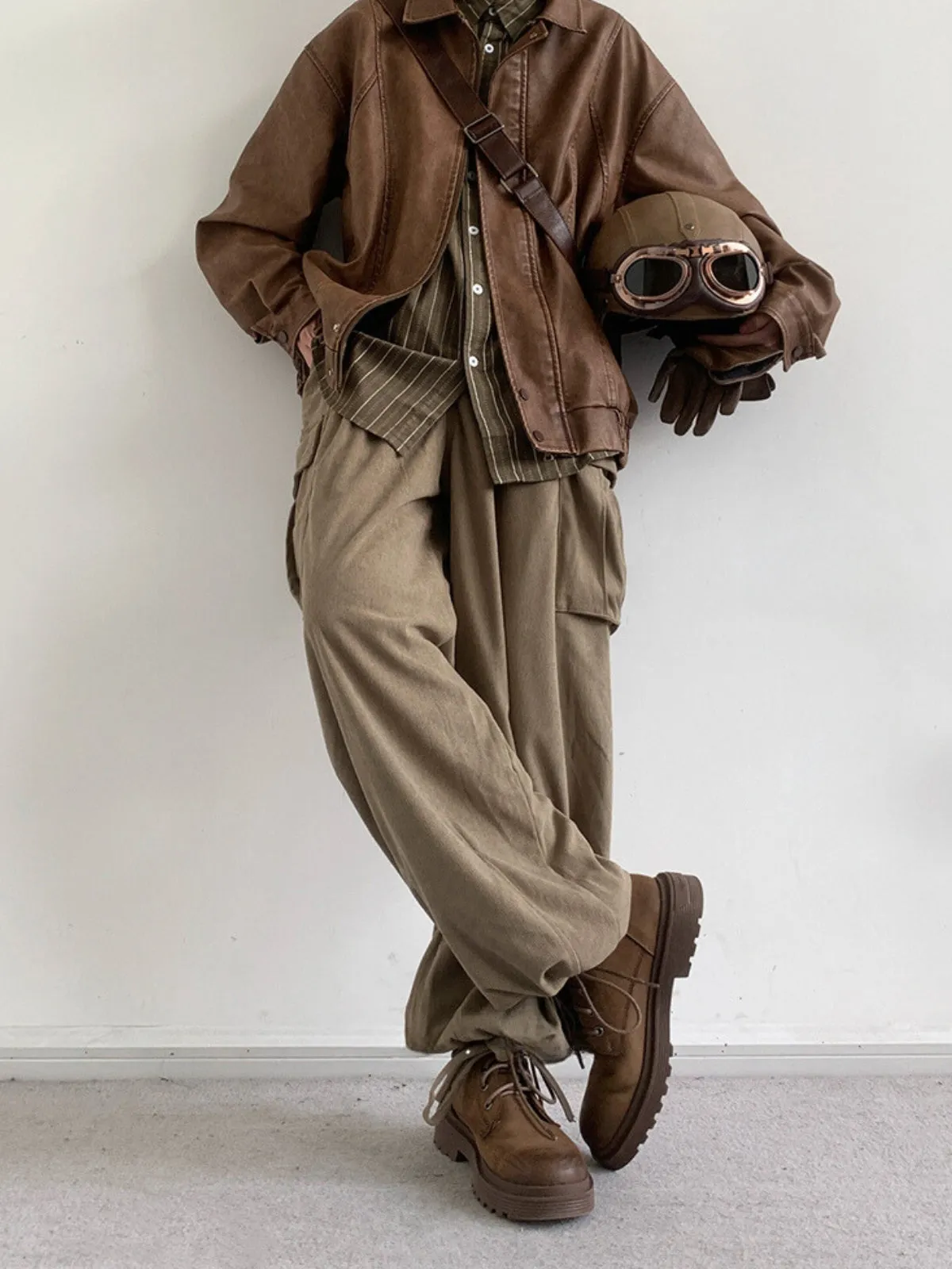 MV Retro Corduroy Wide-Leg Trousers