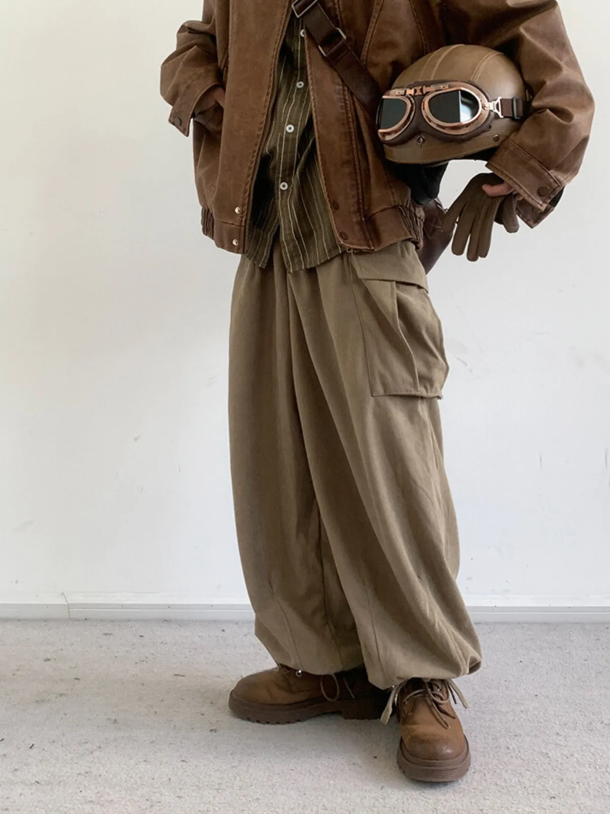 MV Retro Corduroy Wide-Leg Trousers