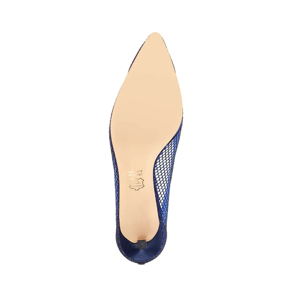 Niley Heel in Navy