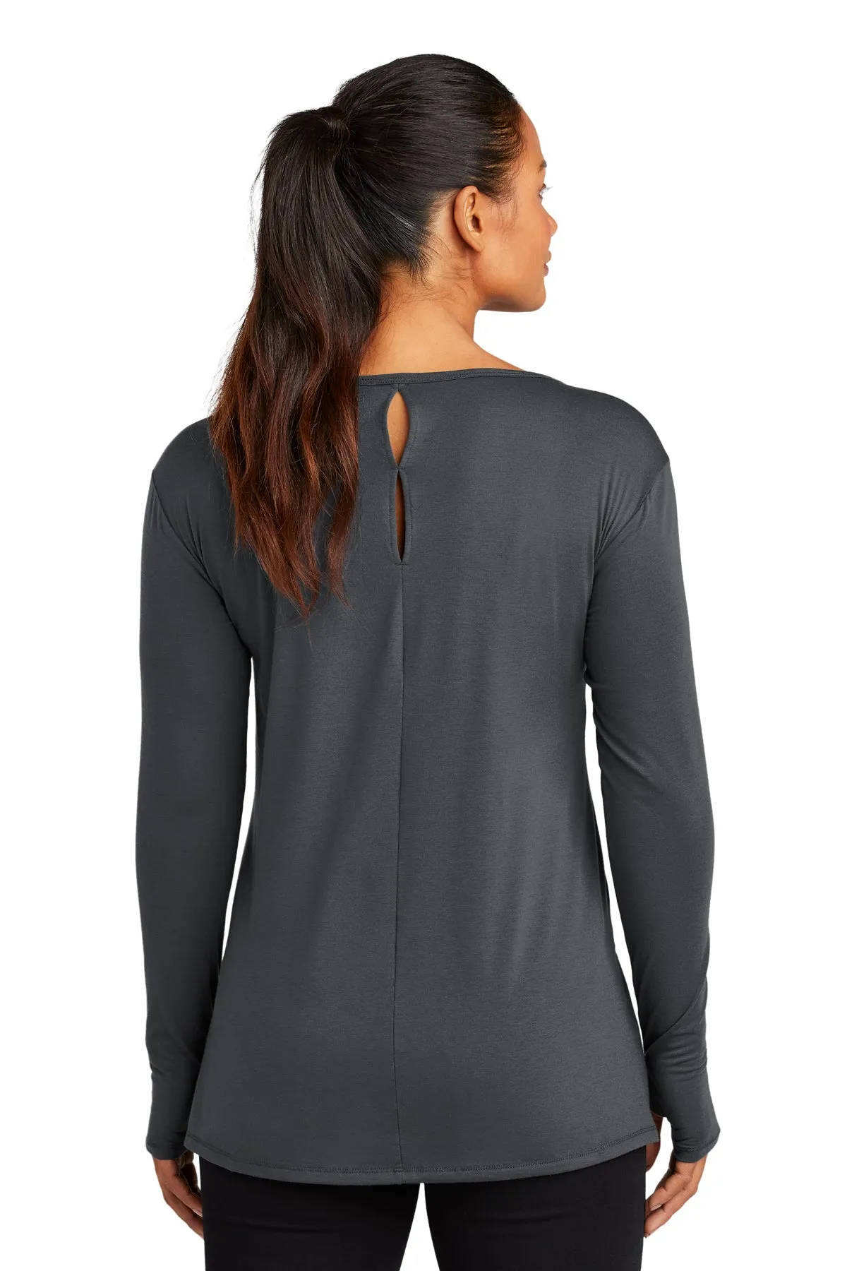 OGIO Ladies Luuma Long Sleeve Customized Tunics, Diesel Grey