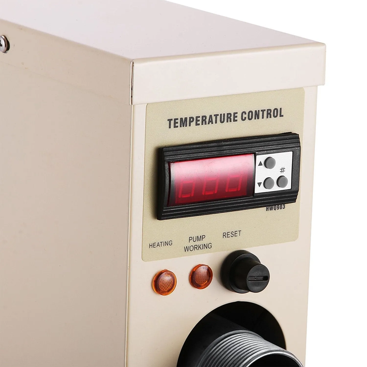 OrangeA Pool Heater Electric 11KW 220V Spa Heater Electric Heating and Thermostat Pool Heat Pump (Pool Heater)