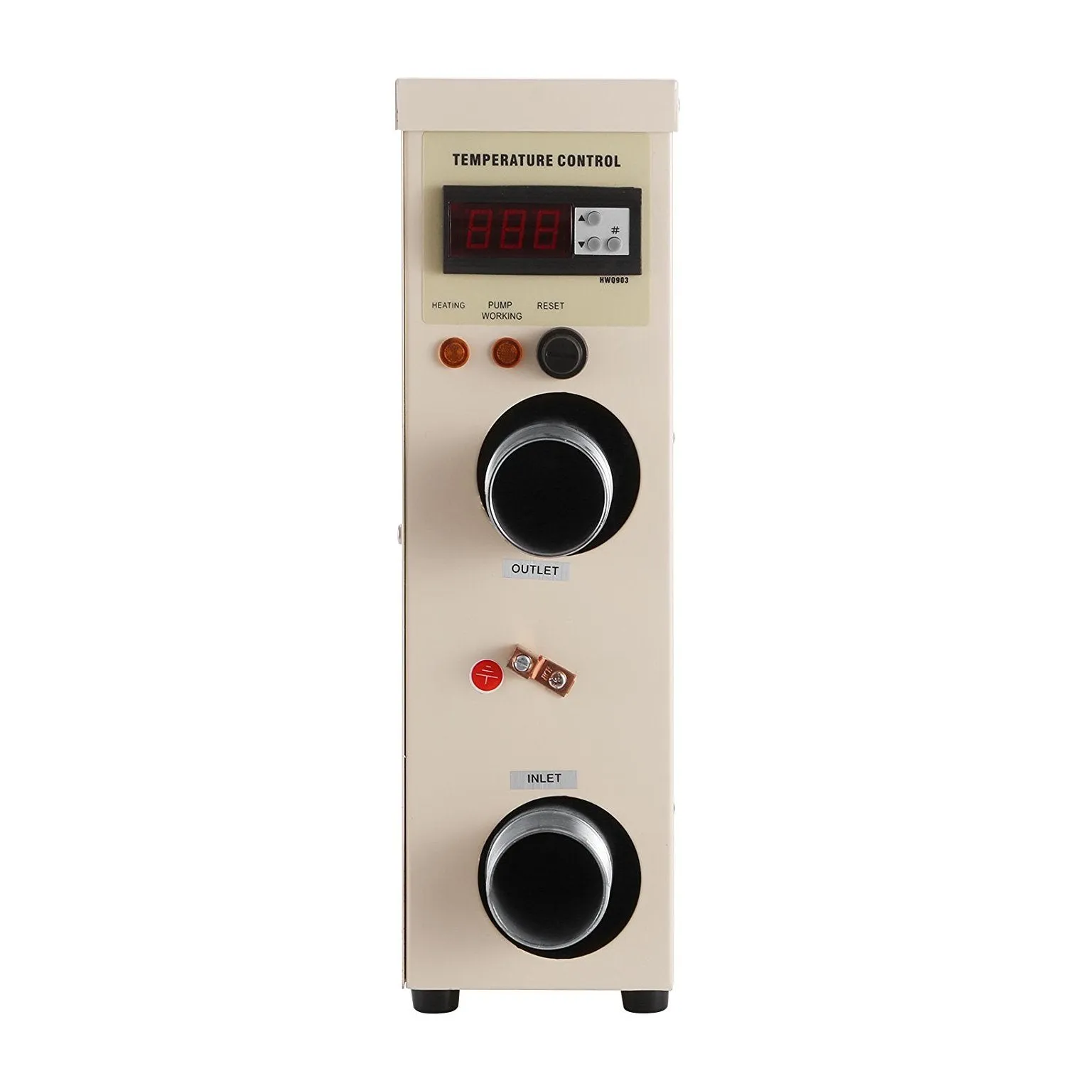 OrangeA Pool Heater Electric 11KW 220V Spa Heater Electric Heating and Thermostat Pool Heat Pump (Pool Heater)