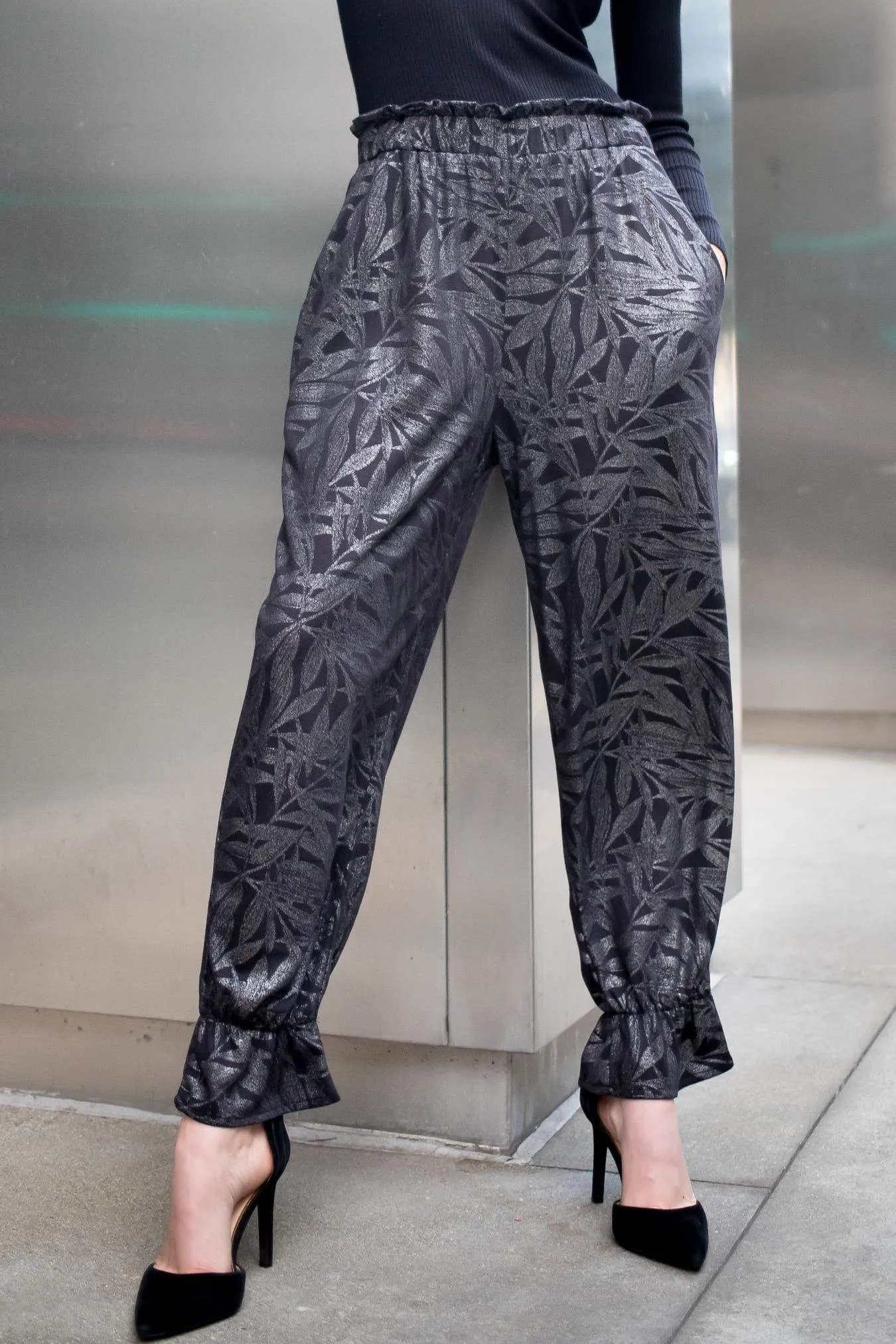 Pablo Pants-Metallic Fern