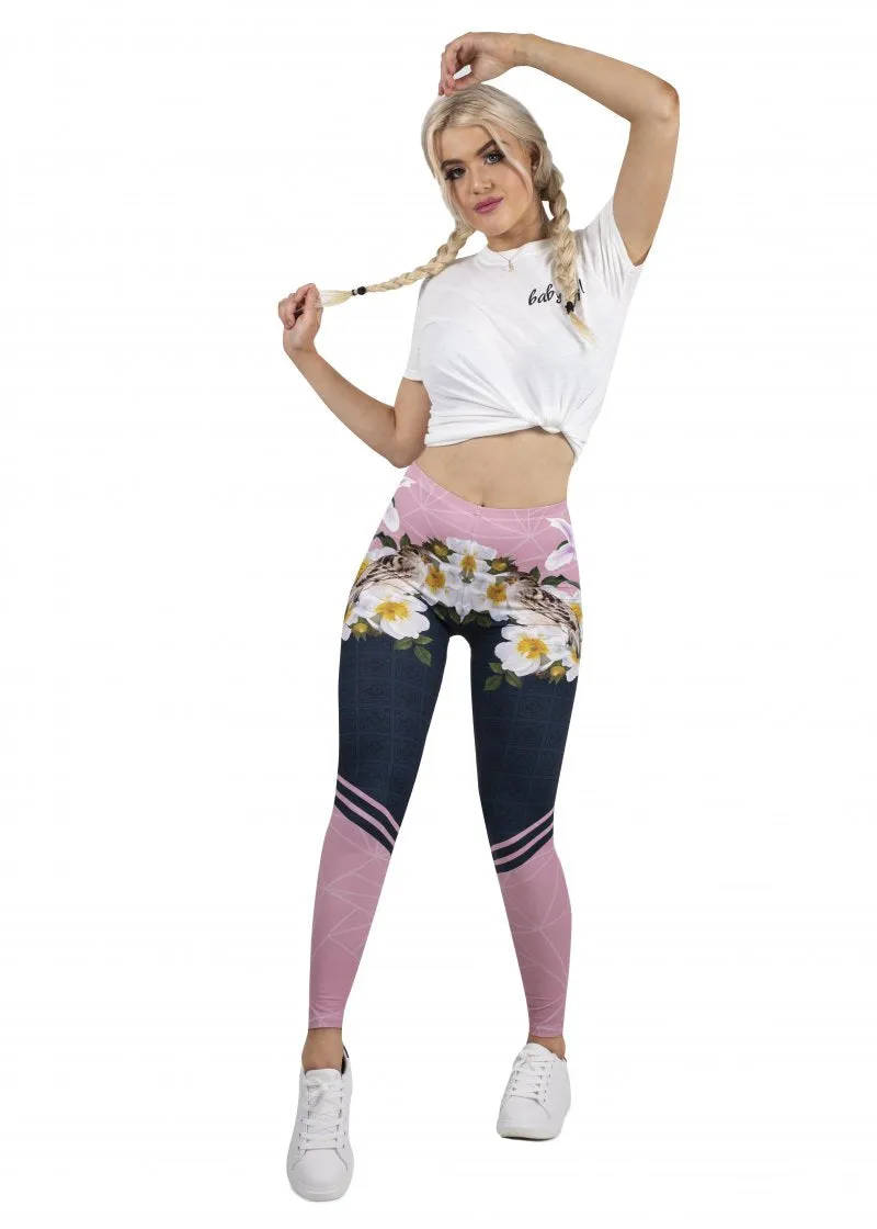 Regular Leggings (8-12 UK Size) - Spring in Bloom