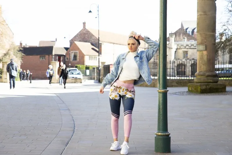 Regular Leggings (8-12 UK Size) - Spring in Bloom