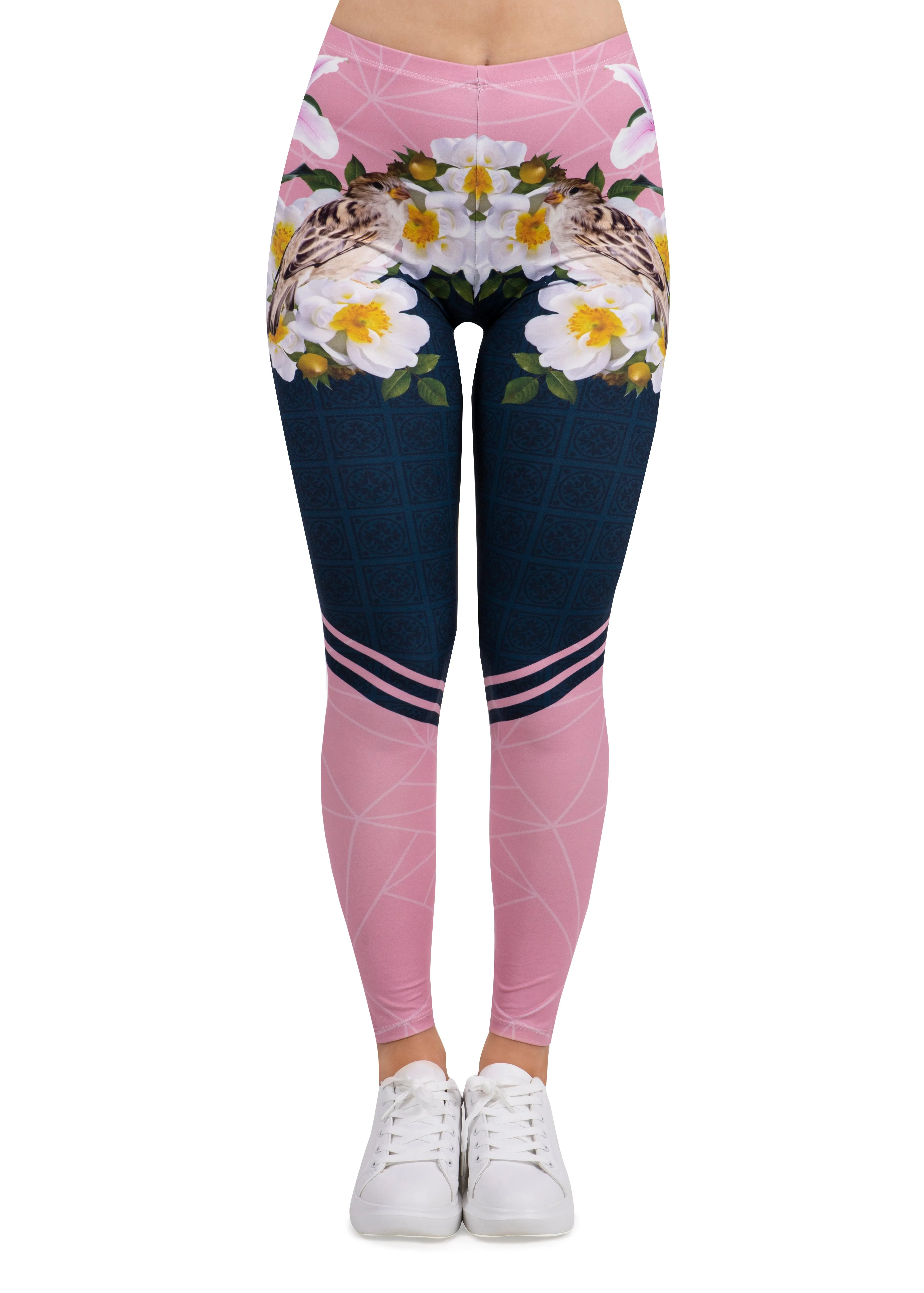 Regular Leggings (8-12 UK Size) - Spring in Bloom