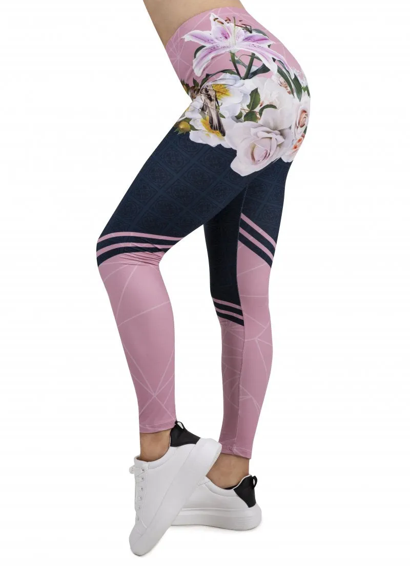 Regular Leggings (8-12 UK Size) - Spring in Bloom