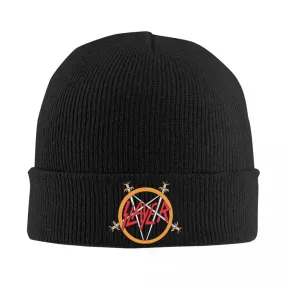 Slayers Logo Knitted Beanie – Warm Winter Hat for Men & Women | Unisex Autumn Color Cap