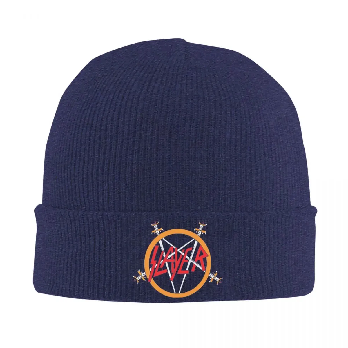 Slayers Logo Knitted Beanie – Warm Winter Hat for Men & Women | Unisex Autumn Color Cap