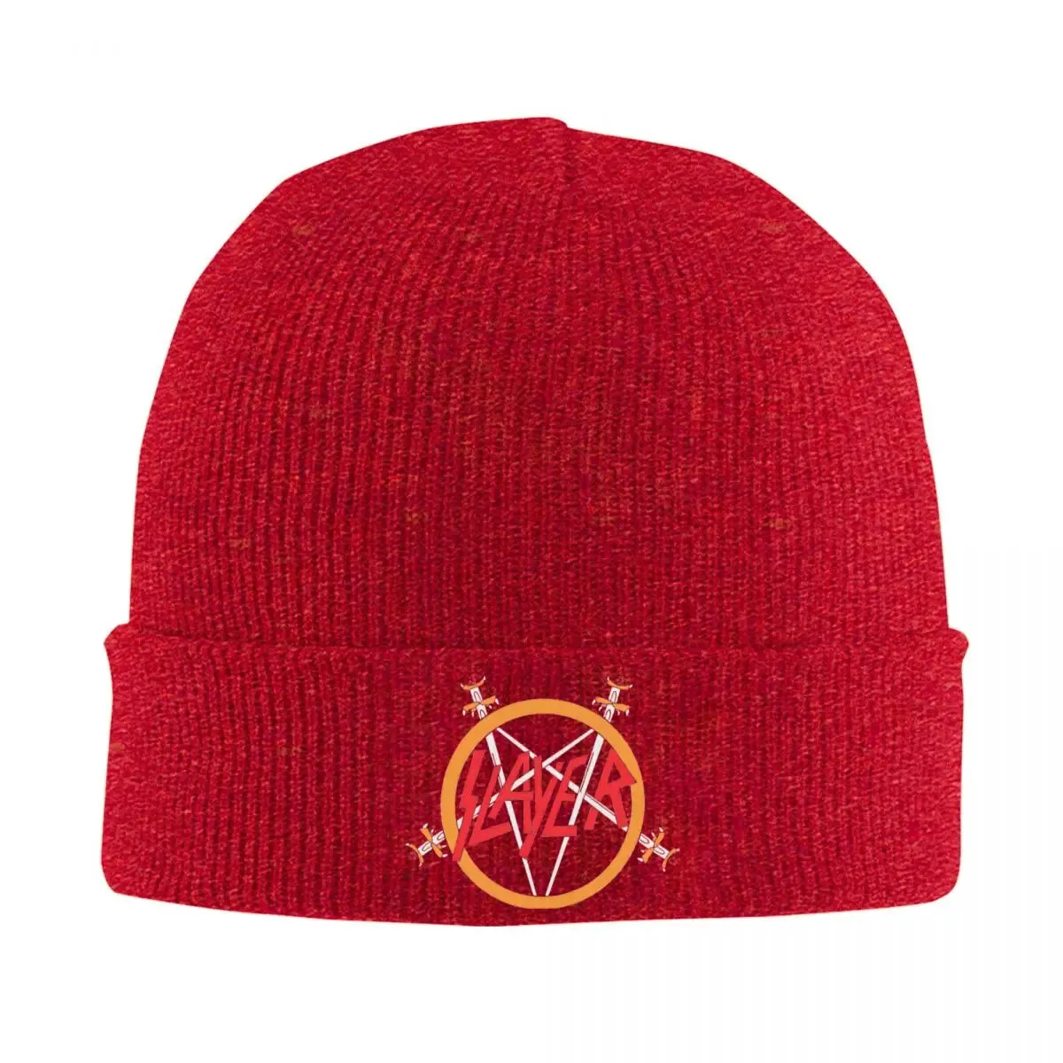 Slayers Logo Knitted Beanie – Warm Winter Hat for Men & Women | Unisex Autumn Color Cap