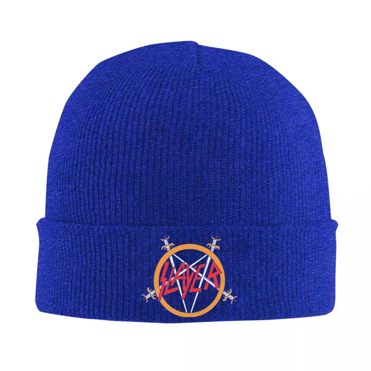 Slayers Logo Knitted Beanie – Warm Winter Hat for Men & Women | Unisex Autumn Color Cap