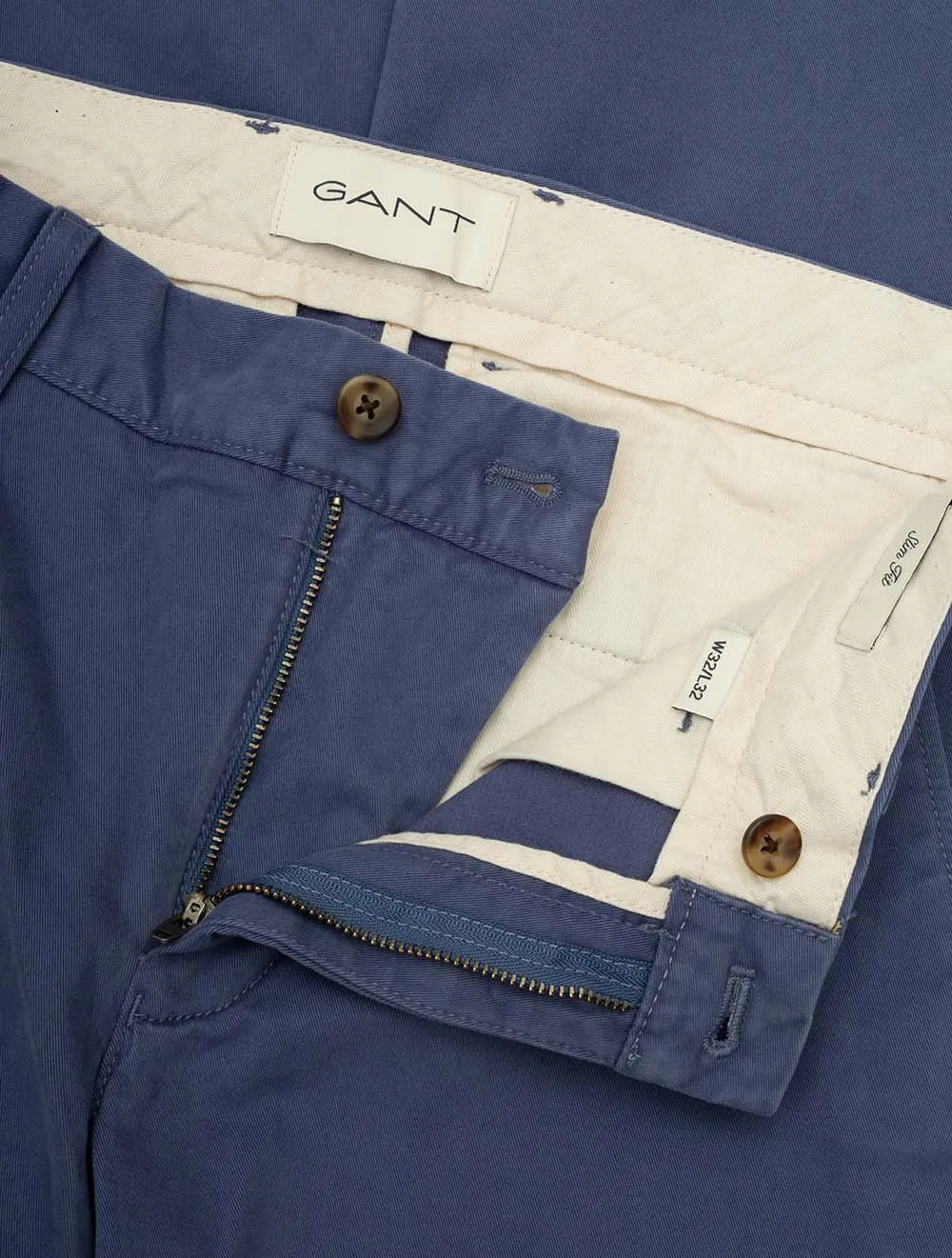 Slim Comfort Super Chinos Dusty Navy