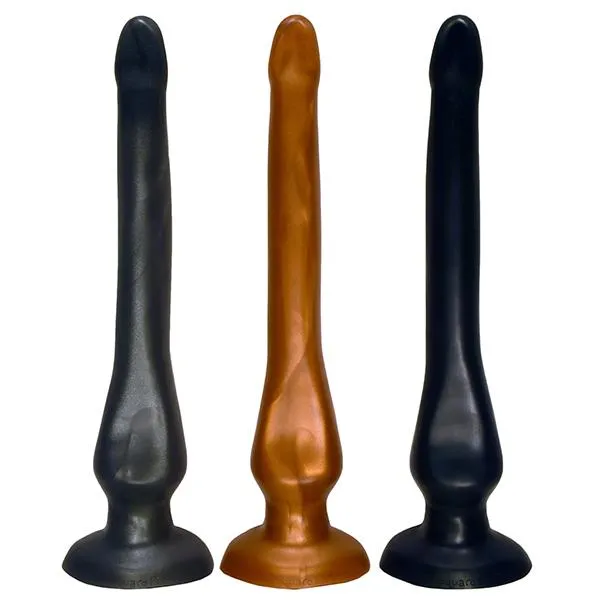 SquarePegToys® The Slim Plugged Deep-Throat Plug, SuperSoft Silicone