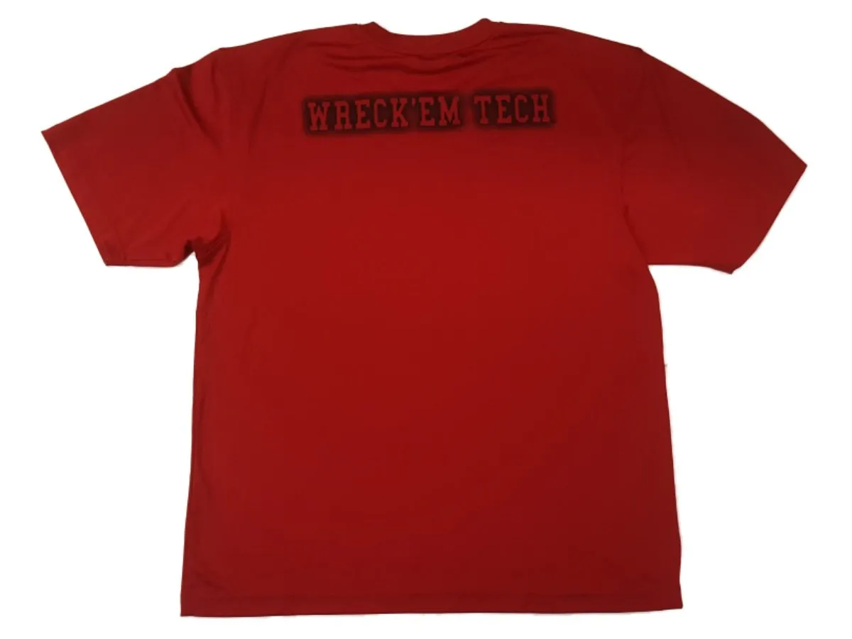 Texas Tech Red Raiders Colosseum Red Performance "Wreck'Em Tech" SS T-Shirt (L)